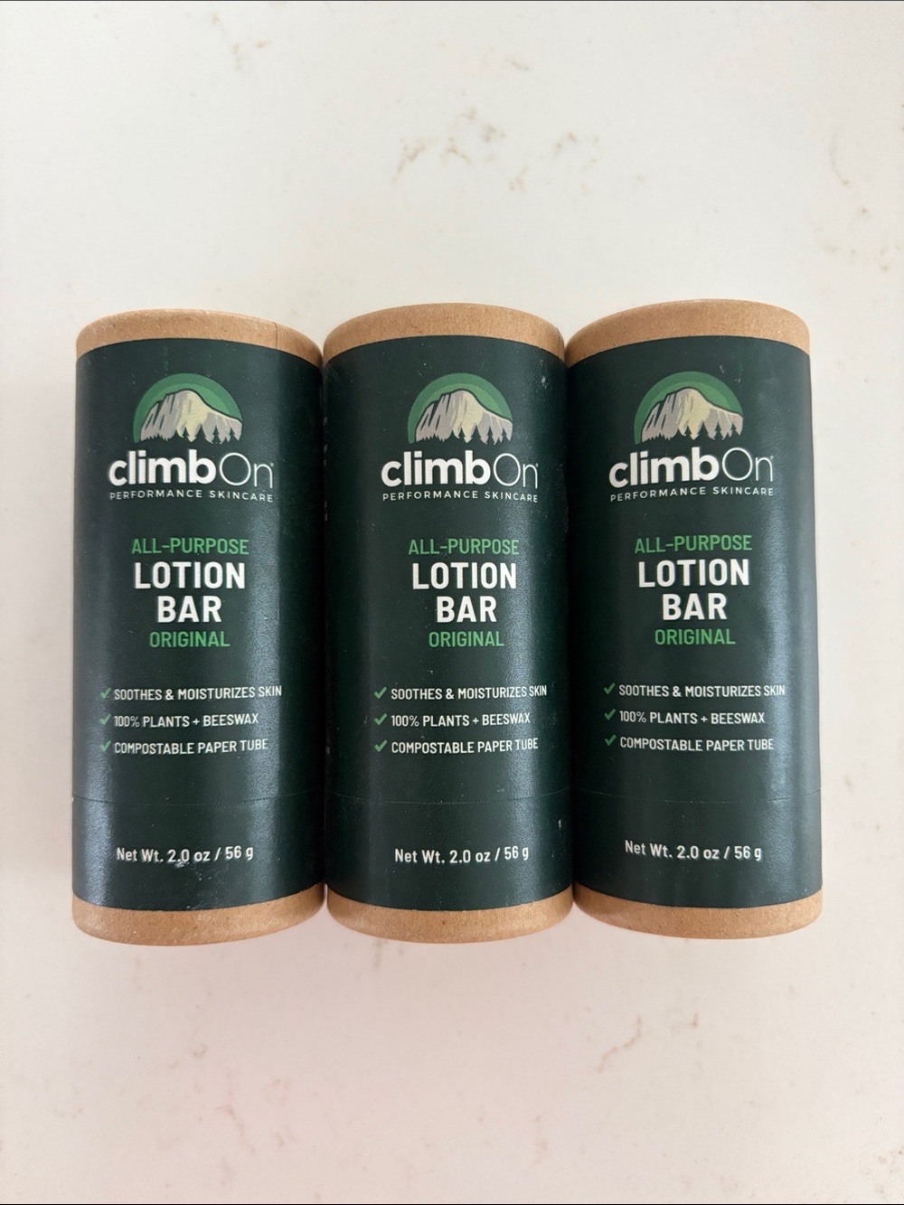 NWT 3 pack Climb On Lotion Bar 2oz